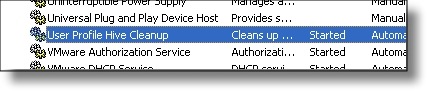 User Profile Hive Cleanup Service